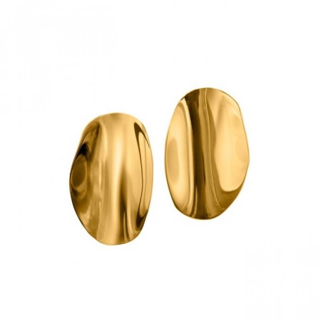 Edblad ørepynt Pebble studs large gold