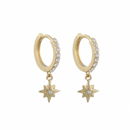 SNÖ Feliz ring stone earring gold/clear