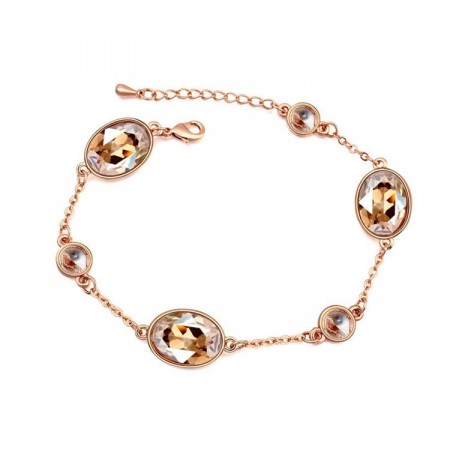 Aurora goddess champagne bracelet