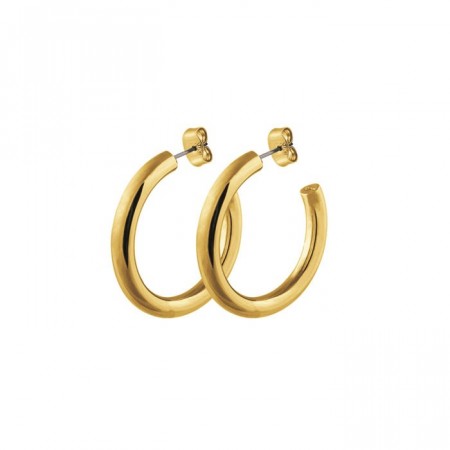 Dyrberg/Kern CIRKULA gull hoops