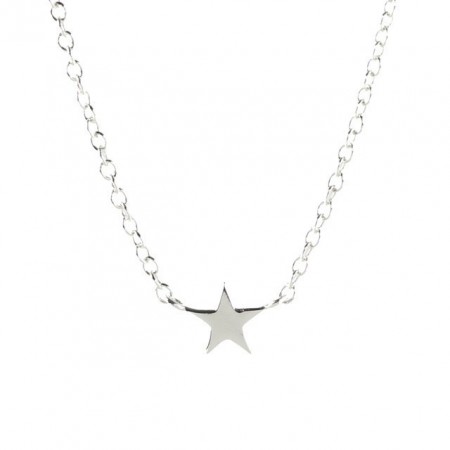 Star silver necklace