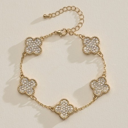 AVI Jewels Como bracelet clear/gold