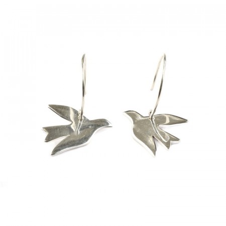 Birdy earrings silver