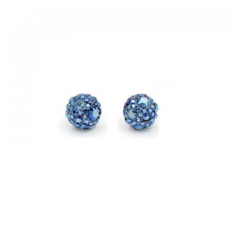 Maja earrings metallic blue