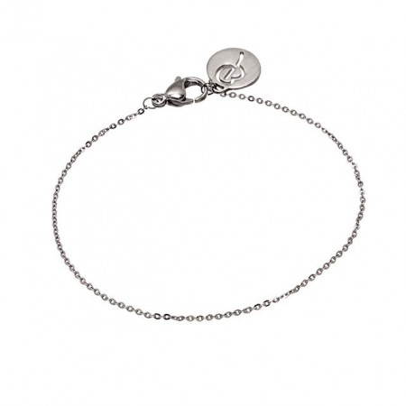 Charmentity armbånd steel