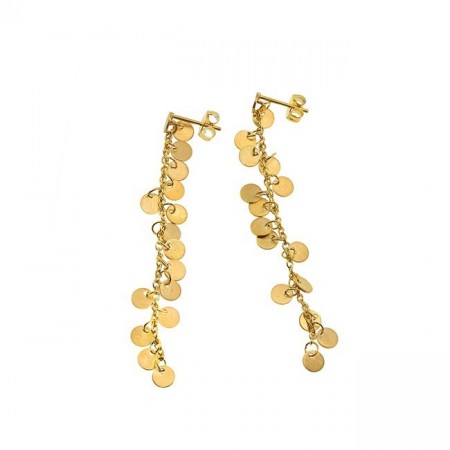 Bazaar earrings matt gold
