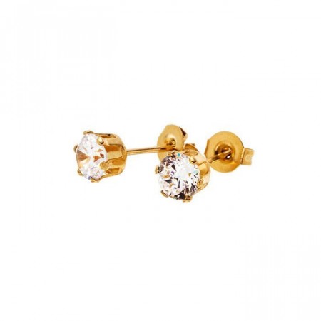 Crown Studs Gold