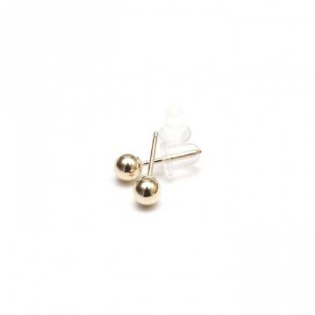 Gold studs 4 mm