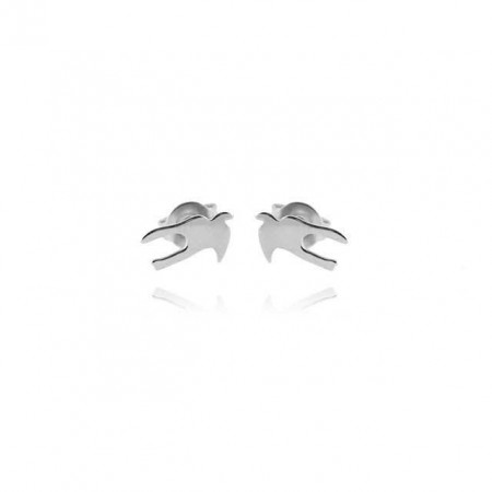 Swallow mini silver earring