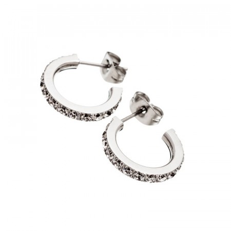 Glow earrings mini steel