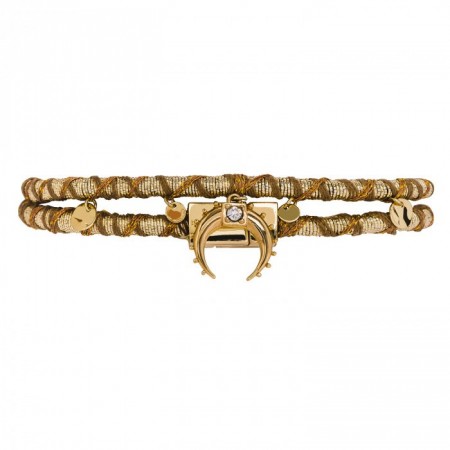 Hipanema armbånd/choker SULTANA gull