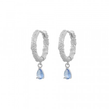 SNÖ London ring pendant ear silver/light blue