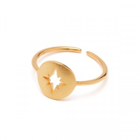 Compass ring gold
