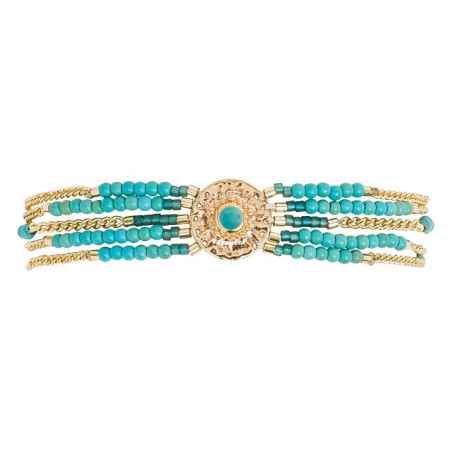 Hipanema armbånd Shogun turkis