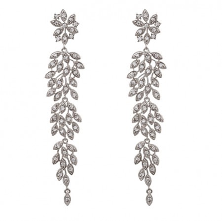 Lily and Rose øredobber Laurel crystal