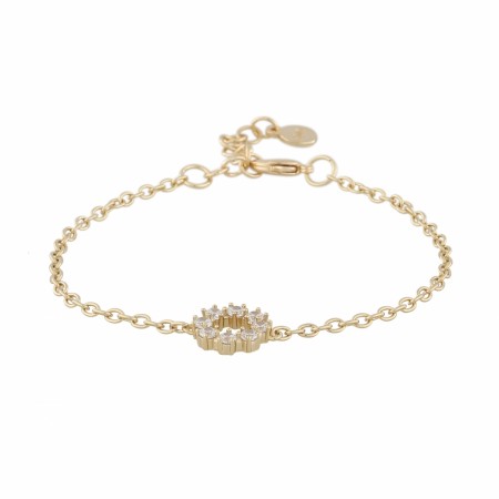 SNÖ Luire round chain bracelet gold/clear