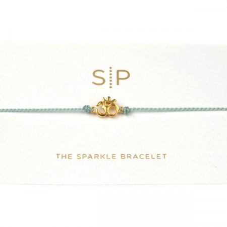 Sparkle bracelet aum turquoise gold