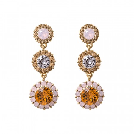 Øredobber Sienna topaz rose