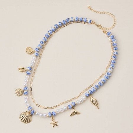 AVI Jewels Seaside charm necklace 