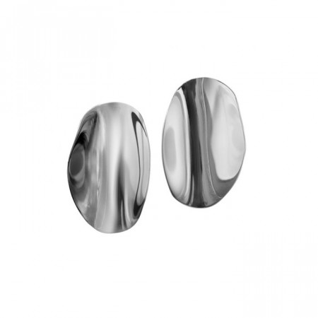 Edblad ørepynt Pebble studs large steel