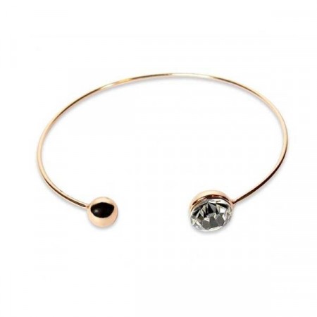 Taylor bracelet clear/rose gold