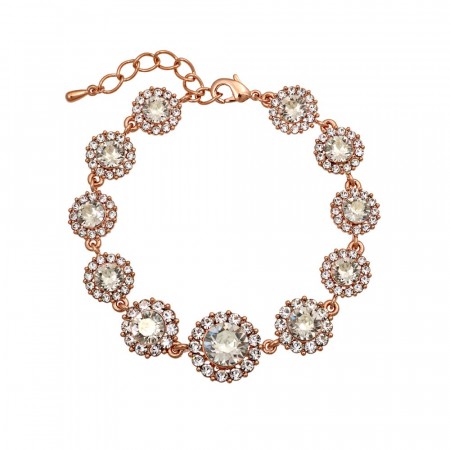 Sienna bracelet crystal rose gold