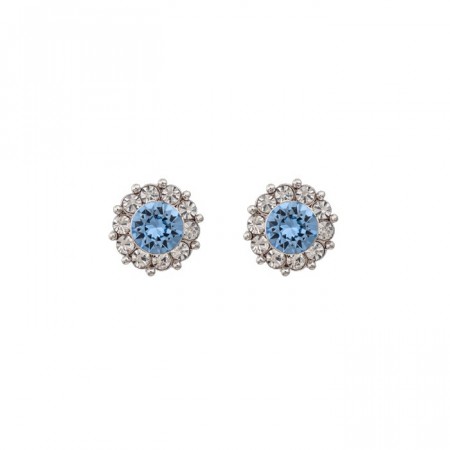 Miss sofia earrings light sapphire