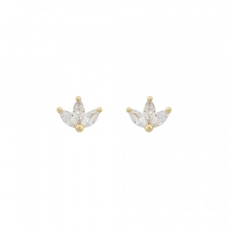 SNÖ London small ear gold/clear