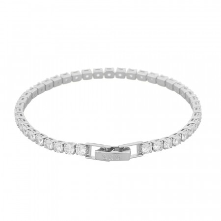 SNÖ London stone bracelet silver/clear