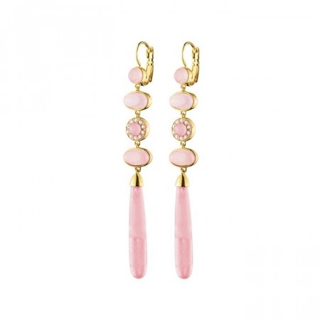 Dyrberg/Kern Sylvie earrings rose quartz