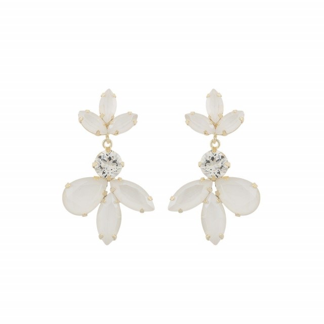 SNÖ SMITH SMALL PENDANT EARRING WHITE