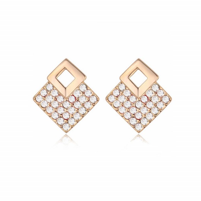 FLASHBACK EARRINGS GOLD/CLEAR