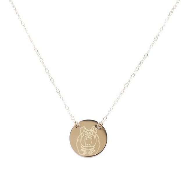 Bulldog medaljong fra Amundsen Jewellery