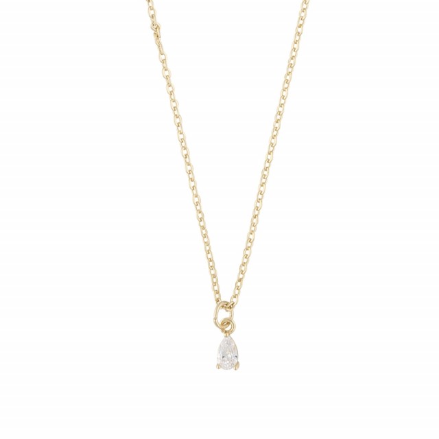SNÖ CAMILLE SMALL PENDANT HALSKJEDE GOLD/CLEAR