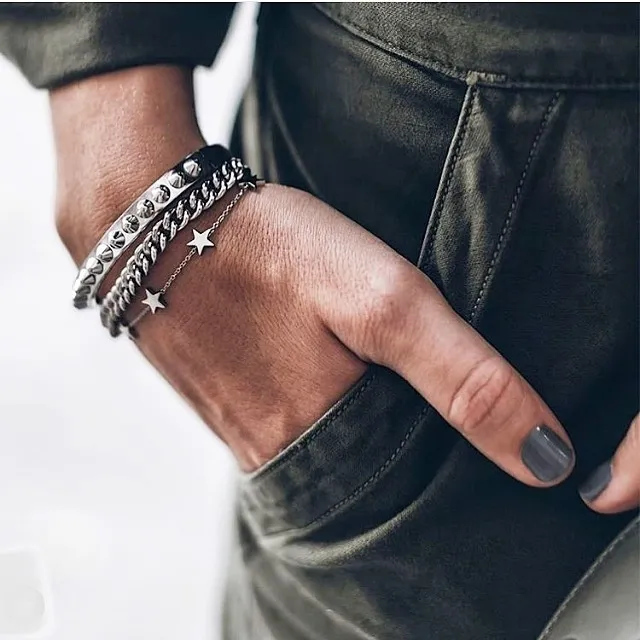 EDBLAD ARMBÅND LOURDES SØLV PÅ HÅNDEN