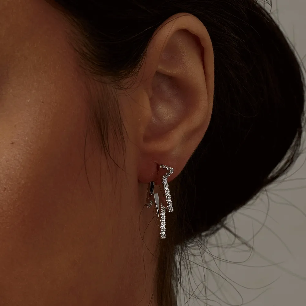 LILY AND ROSE PETITE VEGA EARRINGS SØLV PÅ ØRE