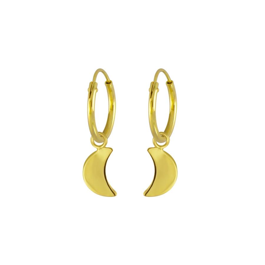 JBX Luna mini hoops 14k goldplated