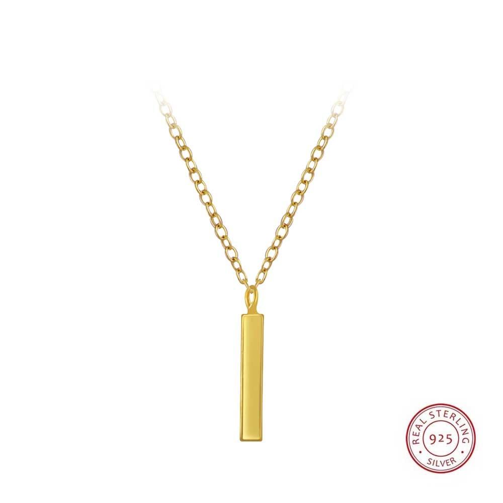 JBX Everyday bar necklace 14k goldplated