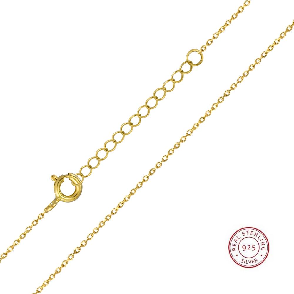 JBX Chain Necklace goldplated silver 36+5cm