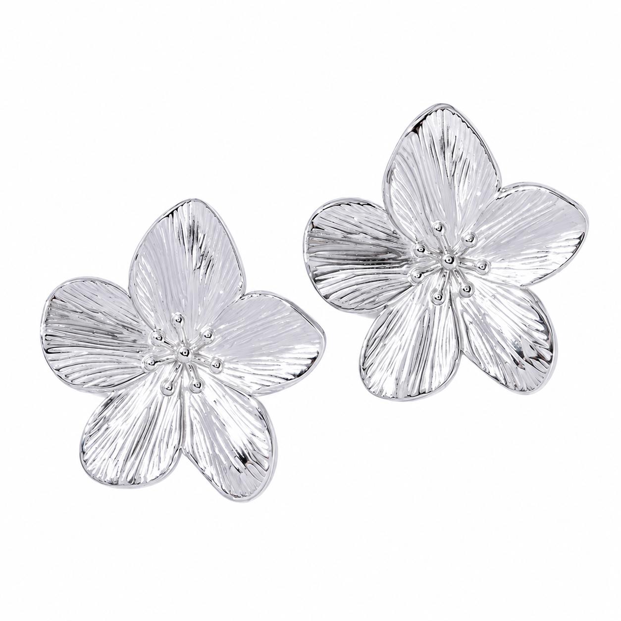 AVI Jewels Fiore earrings silver