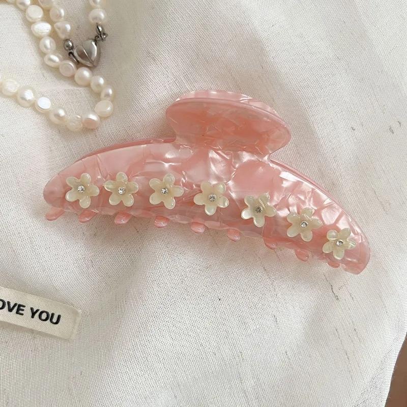 AVI Accessories Fiore claw clip pink