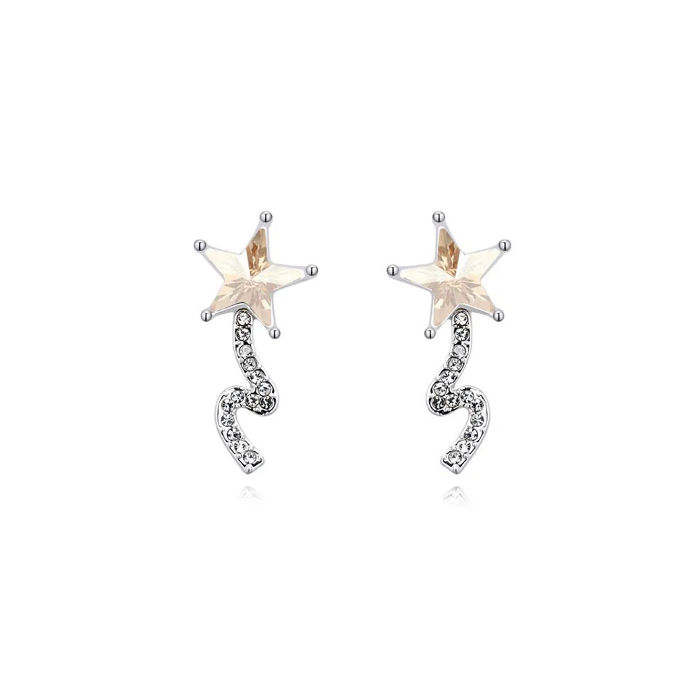 SHOOTING STAR EARRINGS CHAMPAGNE