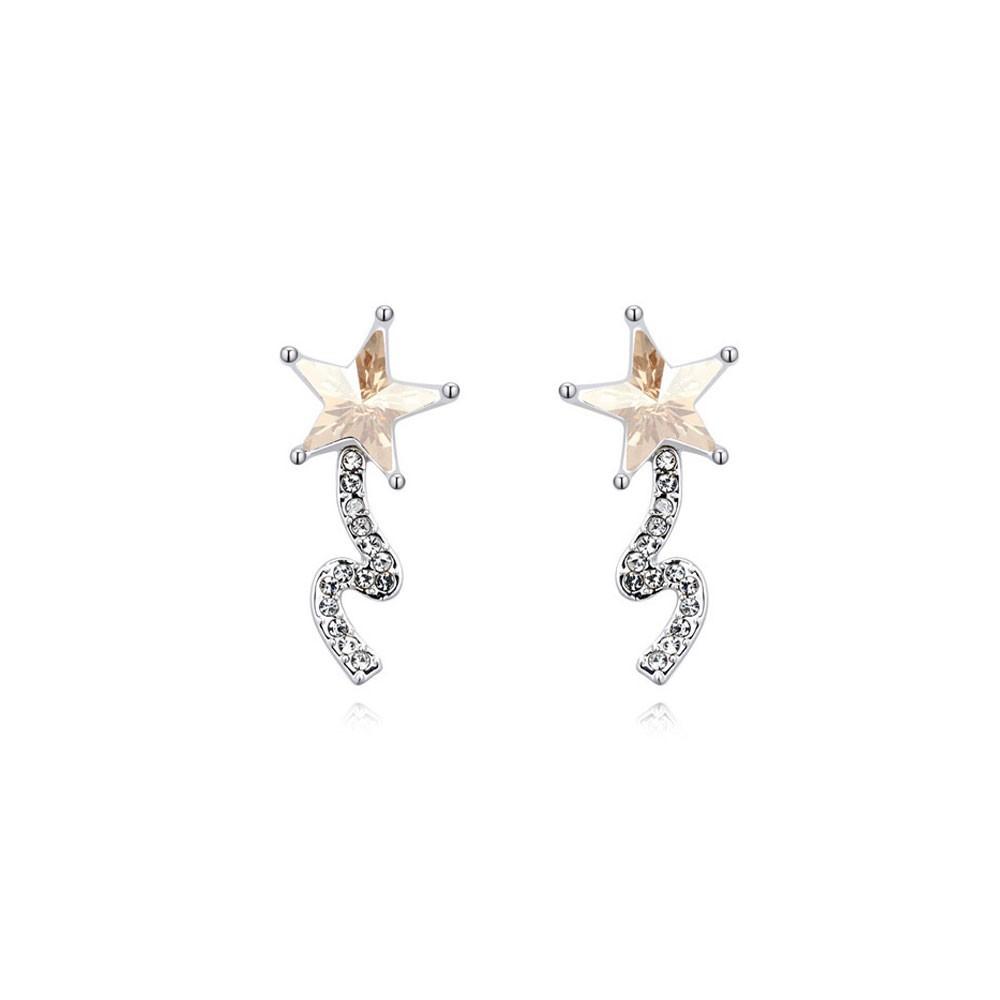 SHOOTING STAR EARRINGS CHAMPAGNE