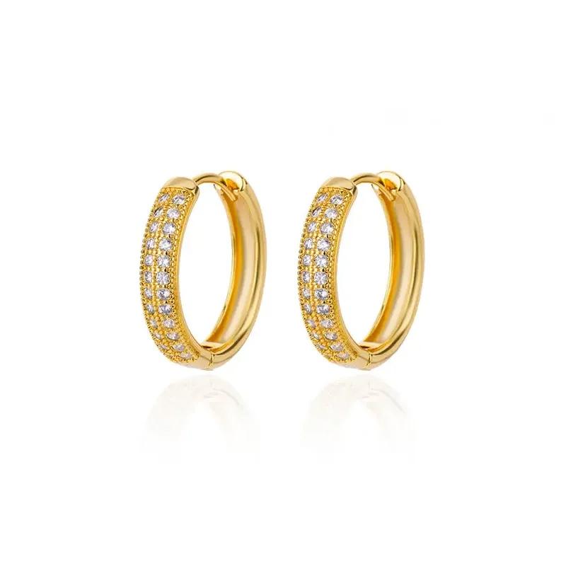 AVI Jewels Classic hoops gold