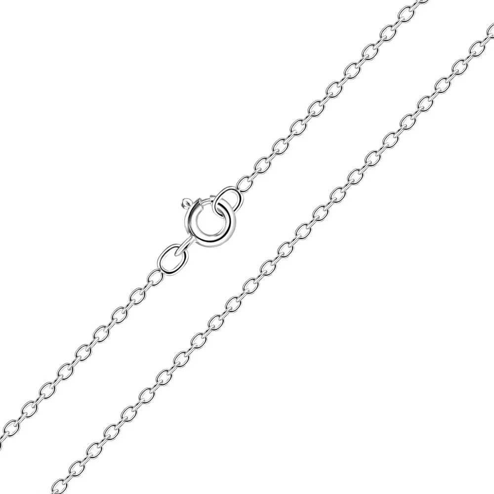 JBX CABLE CHAIN STERLINGSILVER 45 CM