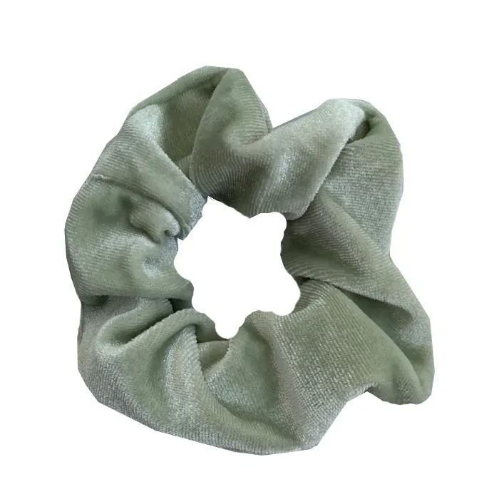 JBX VELOUR SCRUNCHIE SAGE GREEN