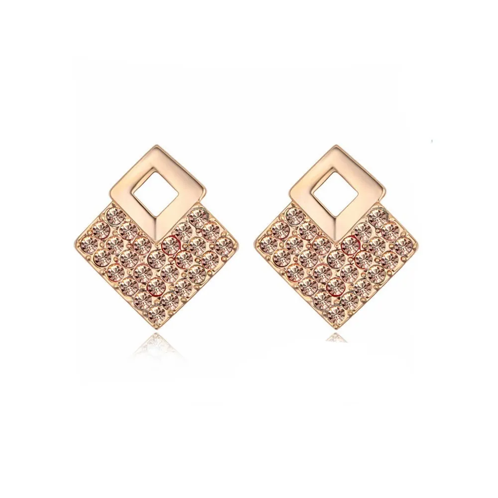 FLASHBACK EARRINGS GOLD/CHAMPAGNE