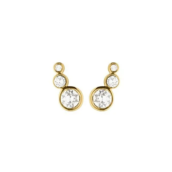 DYRBERG/KERN LINI GOLD EARRINGS