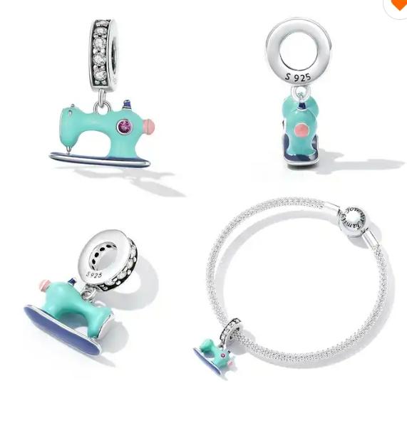 JBX charm The Stitcher silver