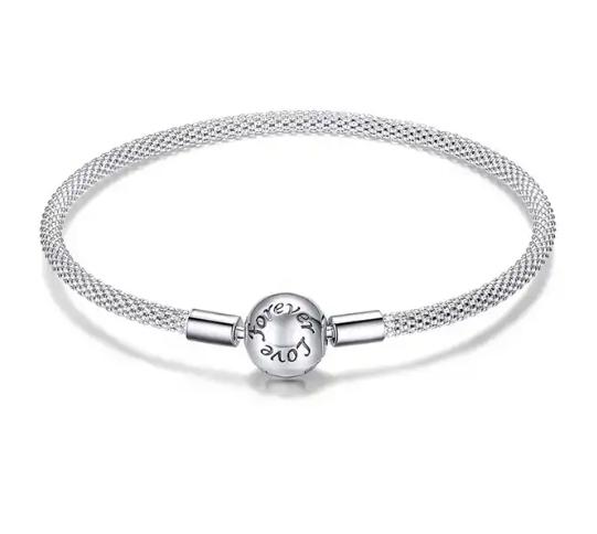 JBX Moissanite bracelet silver